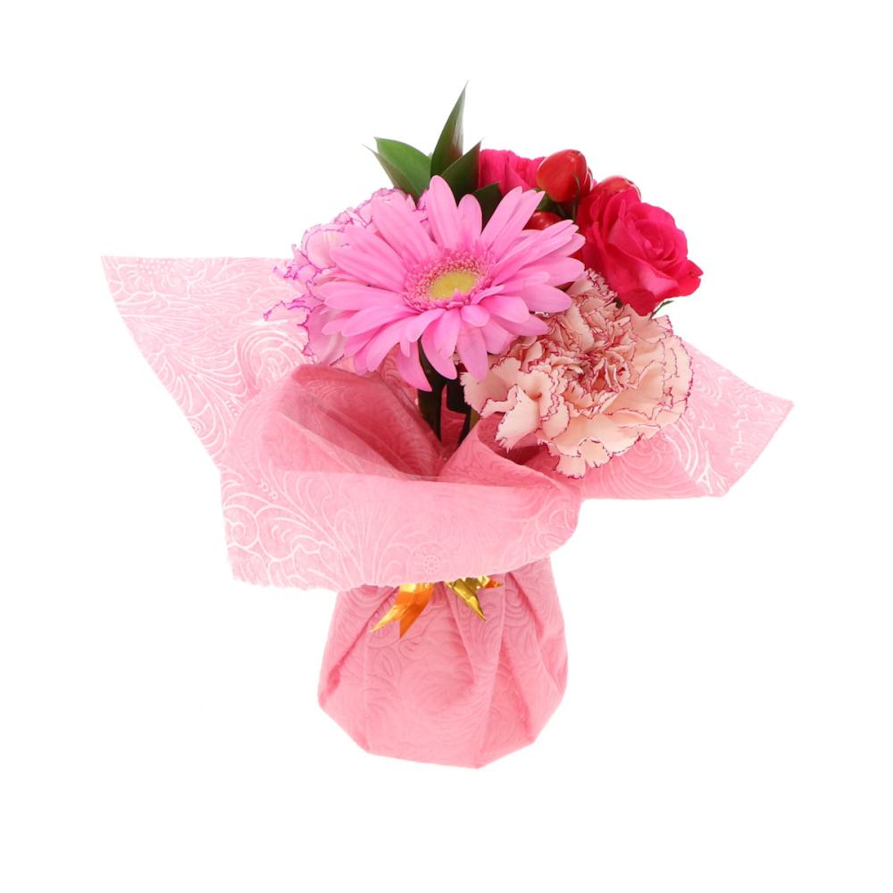 【母の日ギフト】　スタンディングブーケ　ピンク　【申込期限：５月６日】【お届け予定日：５月７日～１０日】